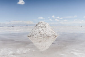 Magnesium rich Dead Sea mineral salt texture