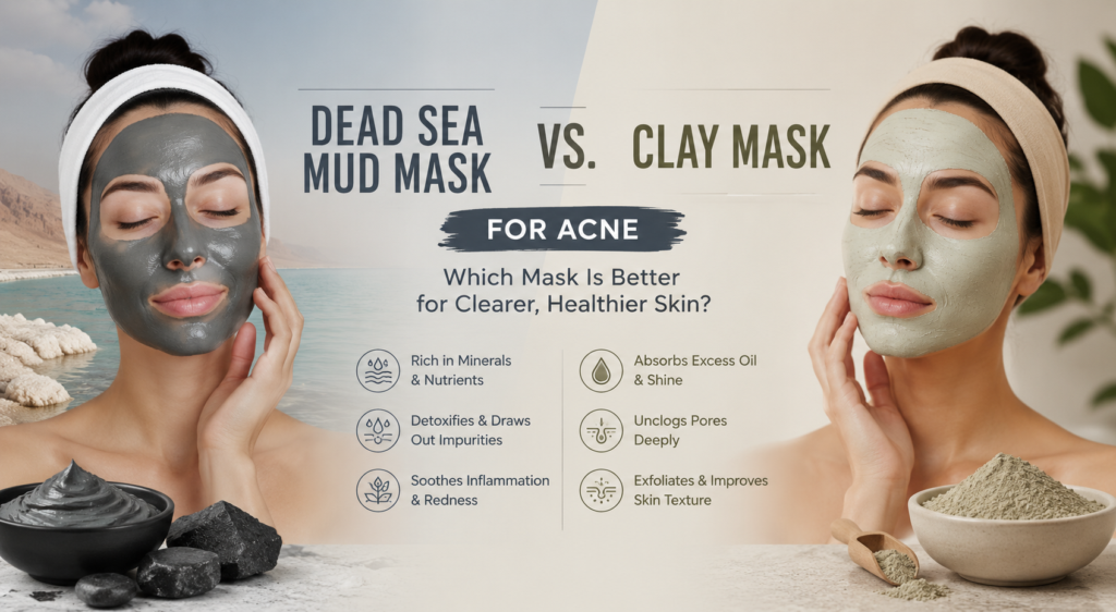 Dead Sea Mud Mask vs. Clay Mask for Acne