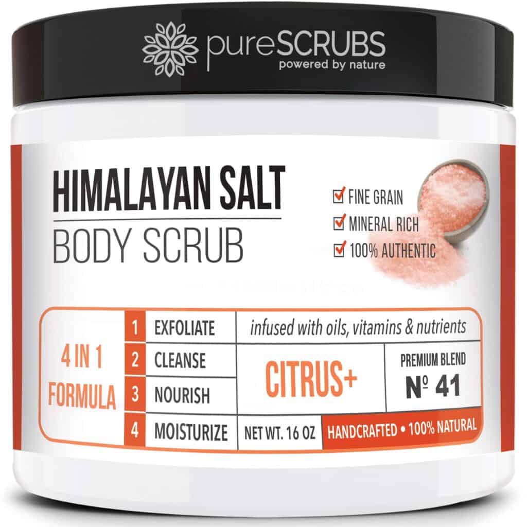 Premium Pink Himalayan Salt Body Scrub Set