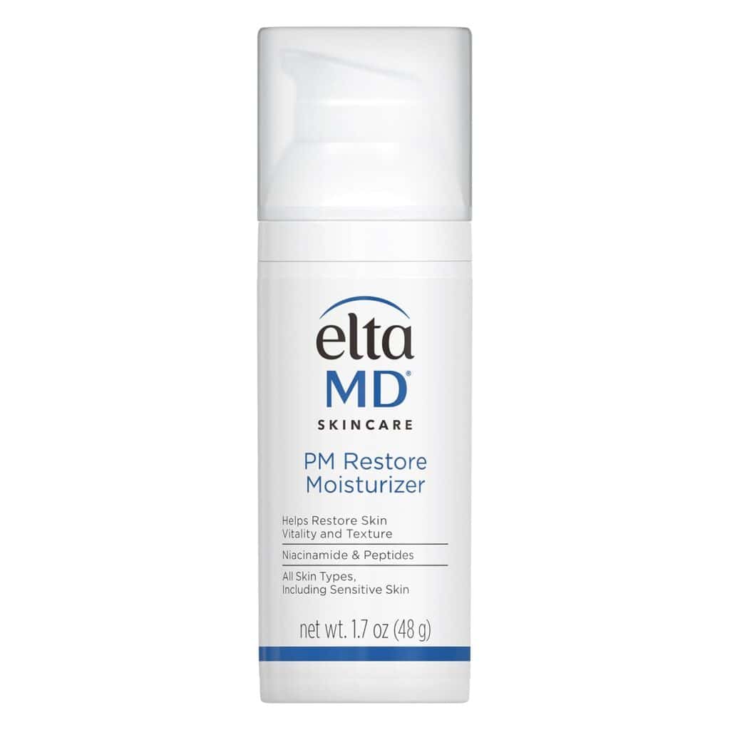 EltaMD PM Restore Face Moisturizer, Night Moisturizer for Face, Restores Skin Elasticity