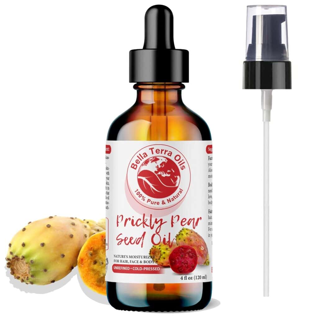 Bella Terra Oils - Prickly Pear Oil 4oz - Sourced from Pure Cactus Enclaves