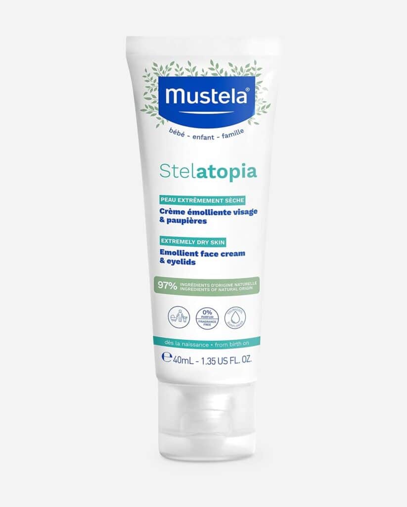 Mustela Stelatopia Eczema-Prone Skin Emollient Baby Face Cream